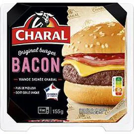 CHARAL Bacon cheese Viande Bovine française 155g