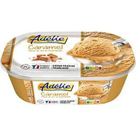 ADÉLIE Crème glacée caramel fleur de sel de Guérande 1l