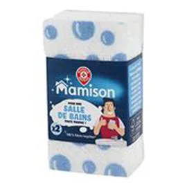 MARQUE REPÈRE, MAMISON Eponges salle de bain Décorées x2 x2