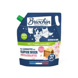JACQUES BRIOCHIN Recharge lessive liquide savon noir détachante 1,7l