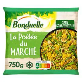 BONDUELLE Poêlée du marché aux brocolis et courgettes 750g