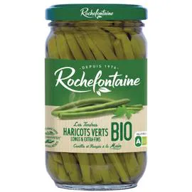 ROCHEFONTAINE Haricots verts bio extra fins 180g