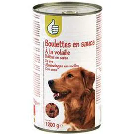 AUCHAN, POUCE Boulettes en sauce à la volaille 1200g
