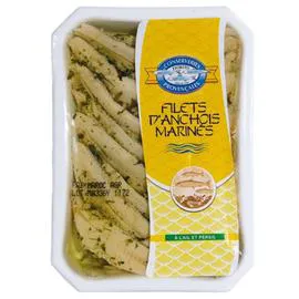 CONSERVERIES PROVENÇALES Anchois marinés à l'ail et persil 200g