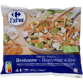 CARREFOUR Légumes cuisinés poêlée à la bretonne 1kg