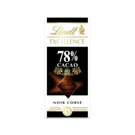 LINDT, EXCELLENCE Chocolat noir 78% 100g