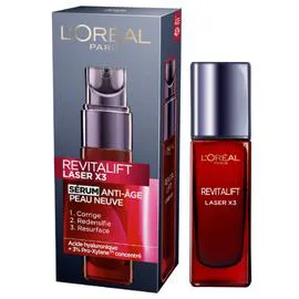 L'ORÉAL PARIS, REVITALIFT LASER Sérum Visage Anti-Rides Peau neuve à l'Acide Glycolique 30ml