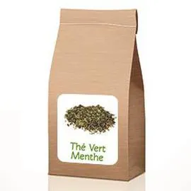 JUSTE BIO Thé vert menthe BIO en vrac 100g