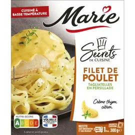 MARIE Filet de poulet Sauce Crème Thym/ Citron 300g