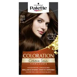 SCHWARZKOPF, PALETTE Coloration Permanente châtain doré 750 115ml