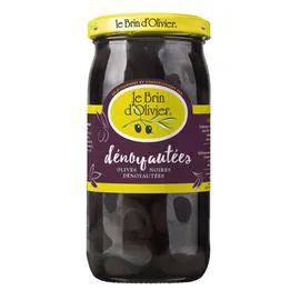 LE BRIN D'OLIVIER Olives Noires Dénoyautées 210g