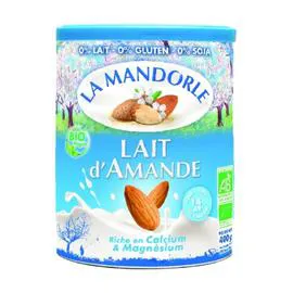 LA MANDORLE Lait D'amande "fleur D'amande" Bio 400 G De Poudre l'unité