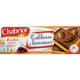 CHABRIOR Biscuits Tableau d'Honneur chocolat noir 150g