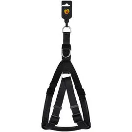 ANIMALIS Harnais Basic Confort T1 15mm et 45/57cm pour Chien Noir 80g