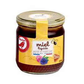 AUCHAN Miel de fleurs sauvages de France boisé et parfumé 500g