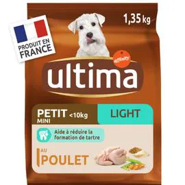 ULTIMA Croquettes pour chien petits light 1,35kg