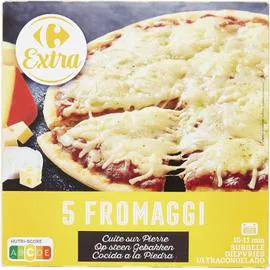 CARREFOUR EXTRA Pizza 5 fromaggi 390g