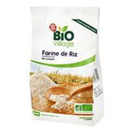 MARQUE REPÈRE, BIO VILLAGE Farine de riz complet Bio 500g