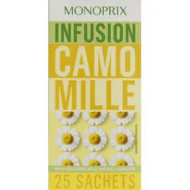 MONOPRIX Infusion camomille 20g