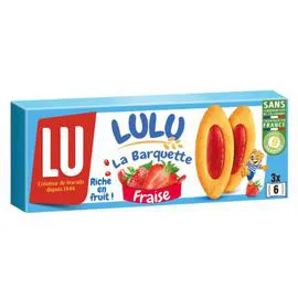 LU Biscuits à la fraise La Barquette 120g