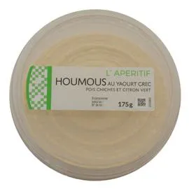 MIX BUFFET Houmous au yaourt grec pois chiches et citron vert 175g
