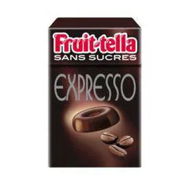 FRUIT'TELLA Bonbons au café avec édulcorants, sans sucres 49g
