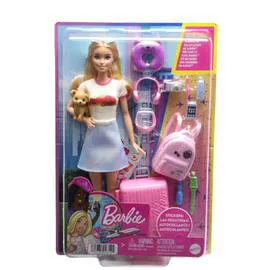 Poupée Barbie Malibu en voyage (l'unité)