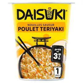DAISUKI Nouilles poulet teriyaki 60g