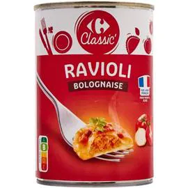 CARREFOUR CLASSIC' Plat cuisiné Ravioli Bolognaise 400g