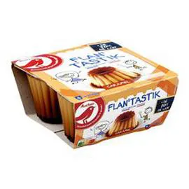 AUCHAN Flan au caramel 4x100g