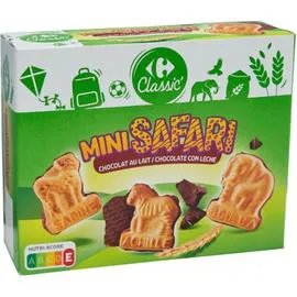 CARREFOUR CLASSIC' Biscuits nappés chocolat lait 4x40g