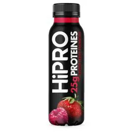 DANONE, HIPRO Yaourt à boire fraise framboise protéiné 0% MG 300g