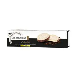 LES CRÉATIONS L'Acidulé Biscuit meringué au chocolat suisse goût citron 100g