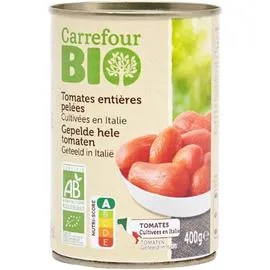 CARREFOUR BIO Tomates bio entières pelées 240g