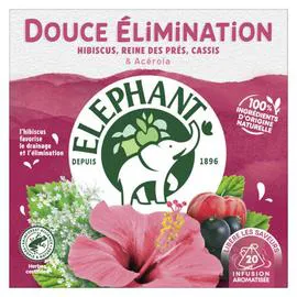 ALKA, ELEPHANT Infusion Douce Elimination 20 sachets l'unité