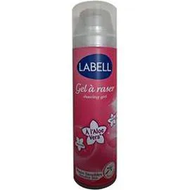 LABELL Gel à raser féminin peaux sensibles, aloe vera 200ml