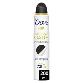 DOVE Déodorant spray Advanced care invisible 200ml