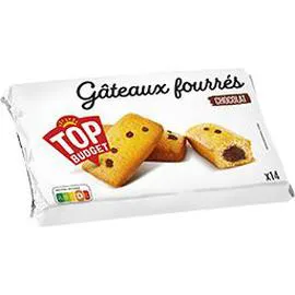TOP BUDGET Gâteaux fourrés chocolat 420g