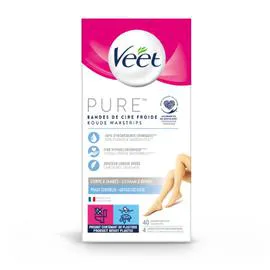 VEET Bande de cire froide jambes x40