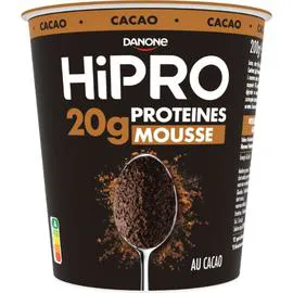 DANONE, HIPRO Mousse au chocolat protéinée 200g