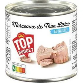 TOP BUDGET Morceaux de thon Listao au naturel 280g