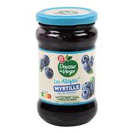 MARQUE REPÈRE, DOUCEUR DU VERGER Confiture Extra myrtilles allegée 340g