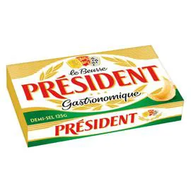 PRÉSIDENT Beurre Gastronomique demi-sel 125g