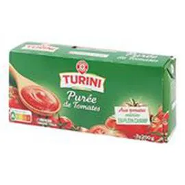 MARQUE REPÈRE, TURINI Purée de tomates 3x200g