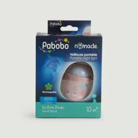 PABOBO Veilleuse Nomade Rose l'unité