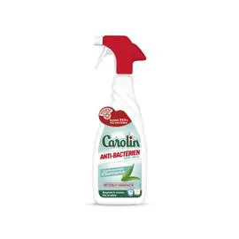 CAROLIN Nettoyant Ménager Anti-Bactérien Sans Javel Activ+ 650ml