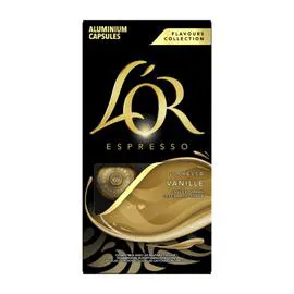 L'OR, ESPRESSO Café capsules Compatibles Nespresso saveur vanille 10x5,2g