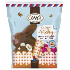CÉMOI Lapin vichy lait caramel Garni oeufs praliné 159g