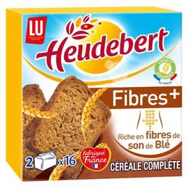 LU, HEUDEBERT Biscottes Fibres + 280g
