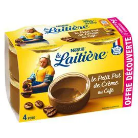 NESTLÉ, LA LAITIÈRE Crèmes dessert café 4x100g